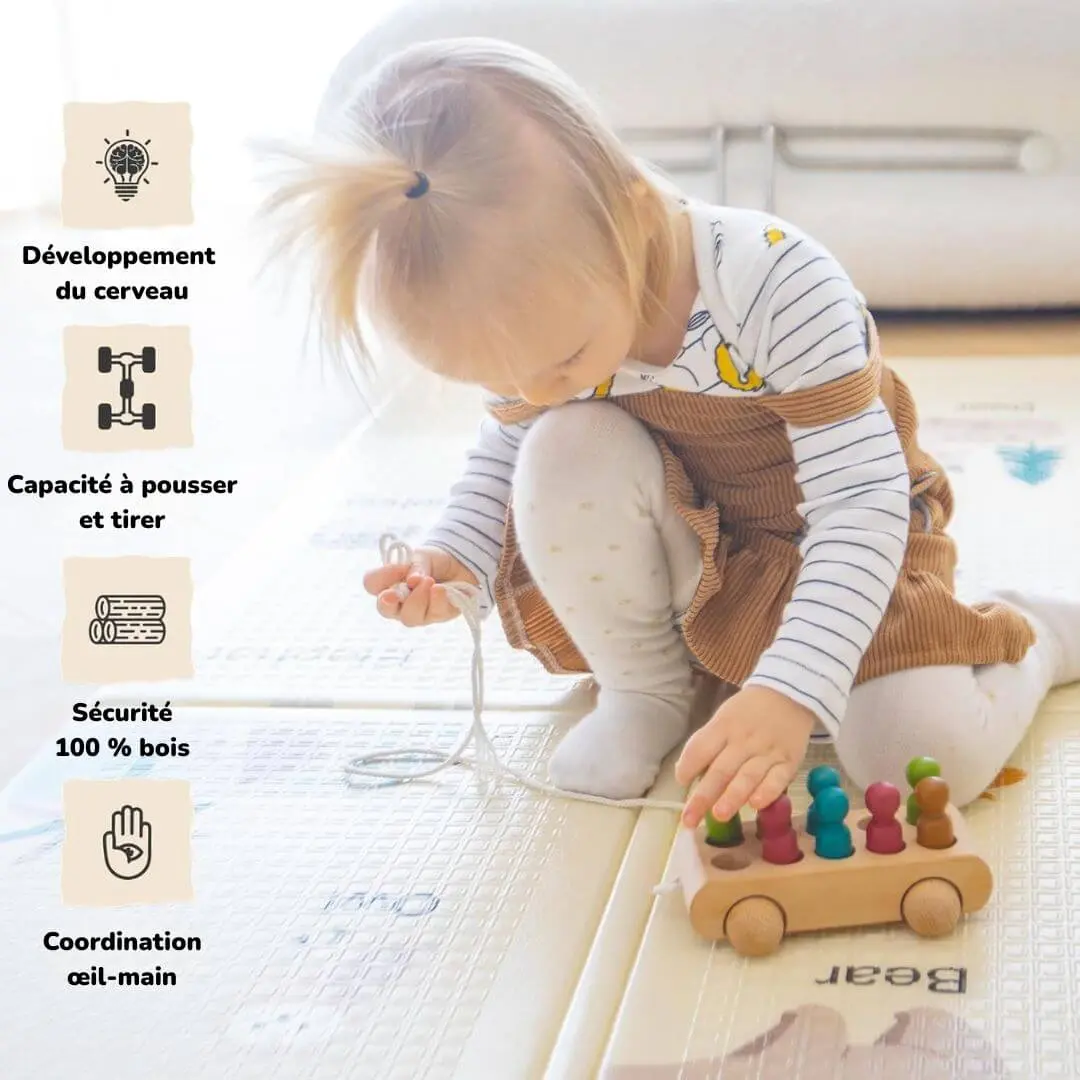 Voiture en Bois Montessori Figurines – MiniPeople™ – Image 4