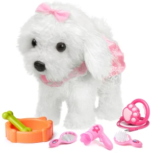 Chien Jouet Interactif qui Marche et Aboie Pour Filles