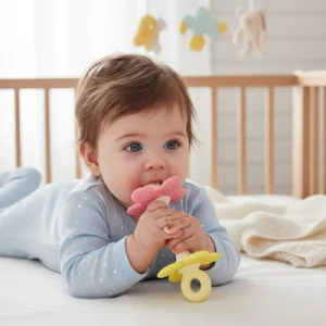 Anneau dentition bébé | Fleur Apaisant Doux