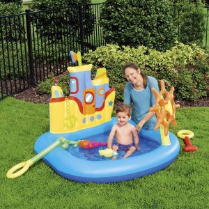 MagicBoat : Piscine Gonflable Amusante pour Enfants