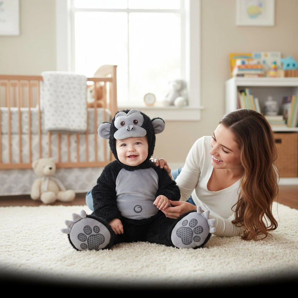 Costume Halloween – Bébé Gorille – Image 3