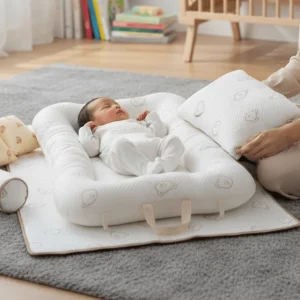 Couffin de voyage transportable - matelas lit bébé | Organic