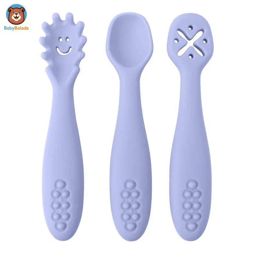 Cuillère Bébé Apprentissage | WEESPOON™ (Lot de 3) – Image 6