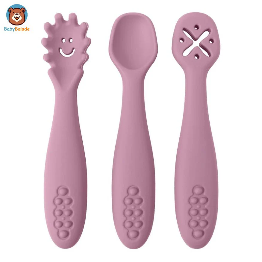 Cuillère Bébé Apprentissage | WEESPOON™ (Lot de 3) – Image 8