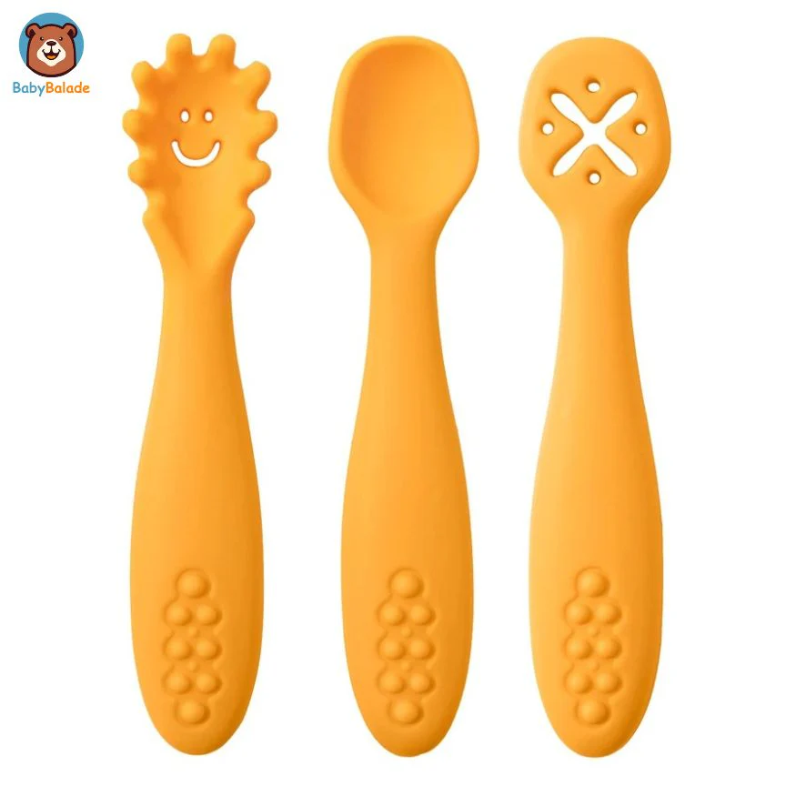 Cuillère Bébé Apprentissage | WEESPOON™ (Lot de 3) – Image 5