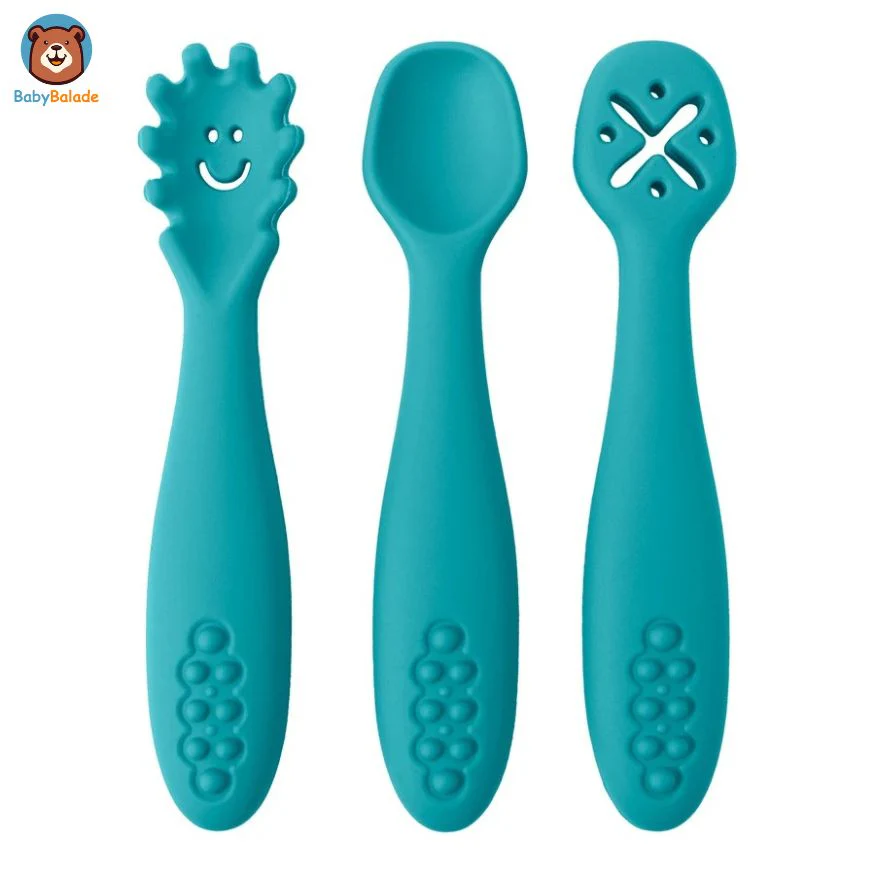 Cuillère Bébé Apprentissage | WEESPOON™ (Lot de 3) – Image 7