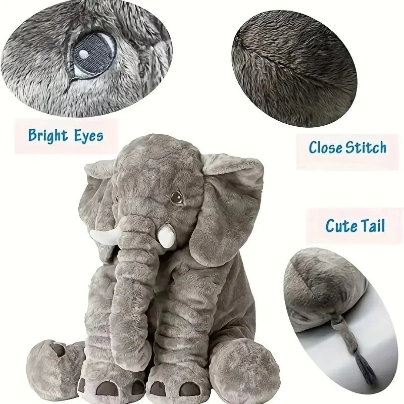 Peluche & oreiller - Éléphant Adorable – Image 4