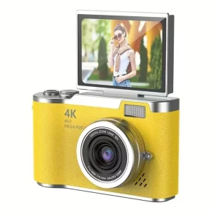Appareil Photo Enfant 4K HD 48MP avec Écran Rotatif 180° – PixyCam™