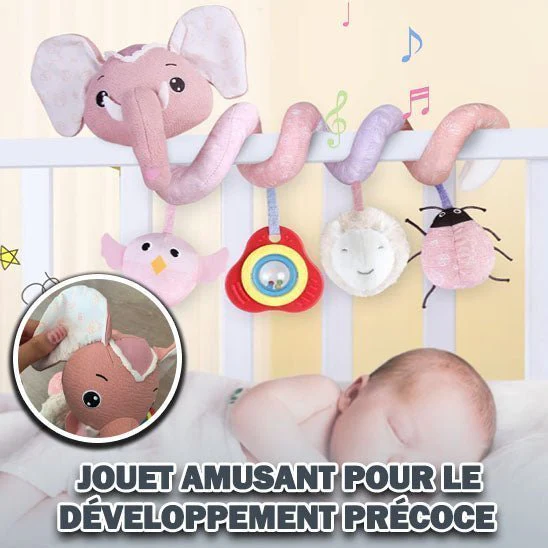 Hochet Bébé-Spirale-Hibou – Image 5