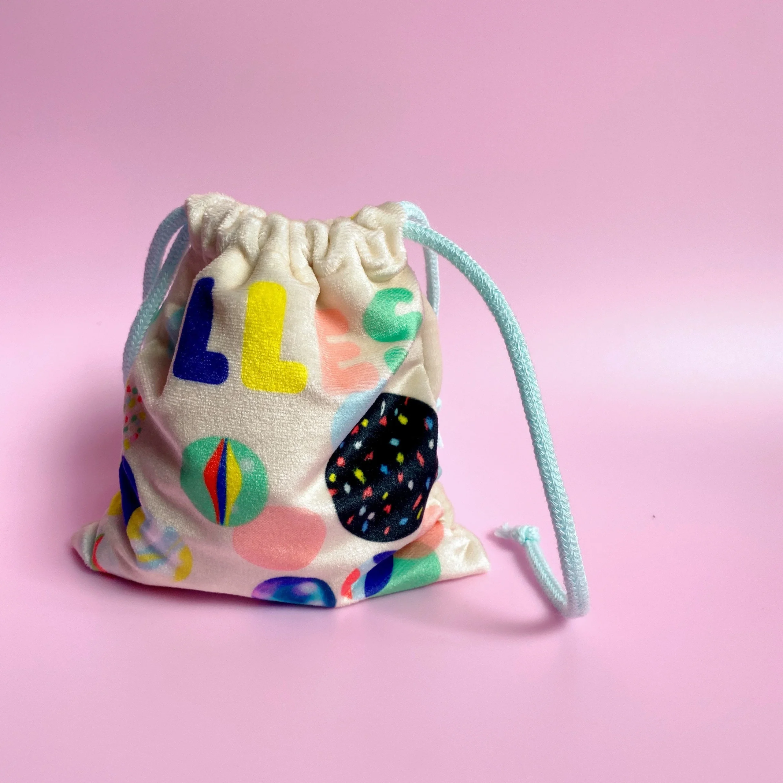Sac pour billes | pochette | bourse en velours épais – Image 3
