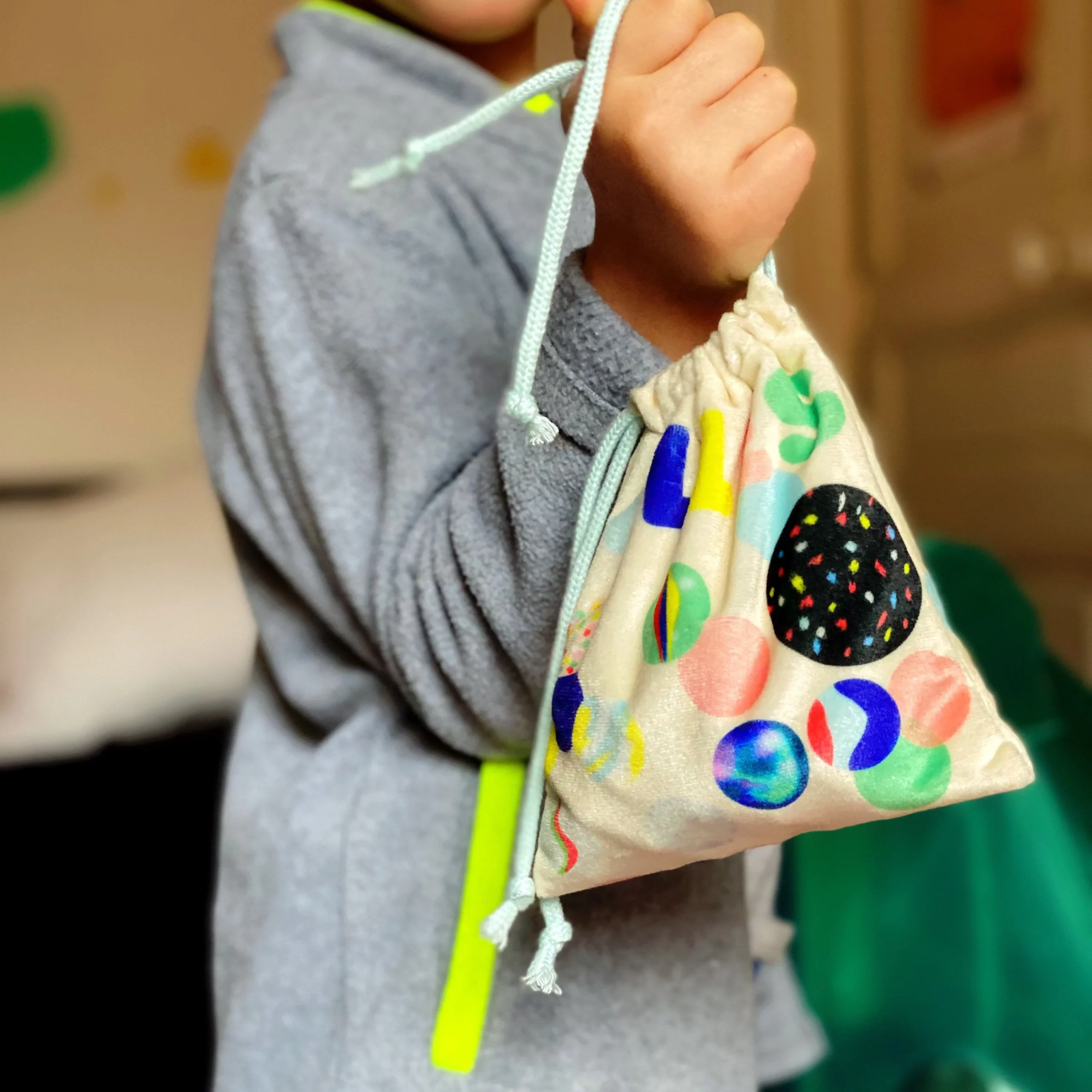 Sac pour billes | pochette | bourse en velours épais – Image 5