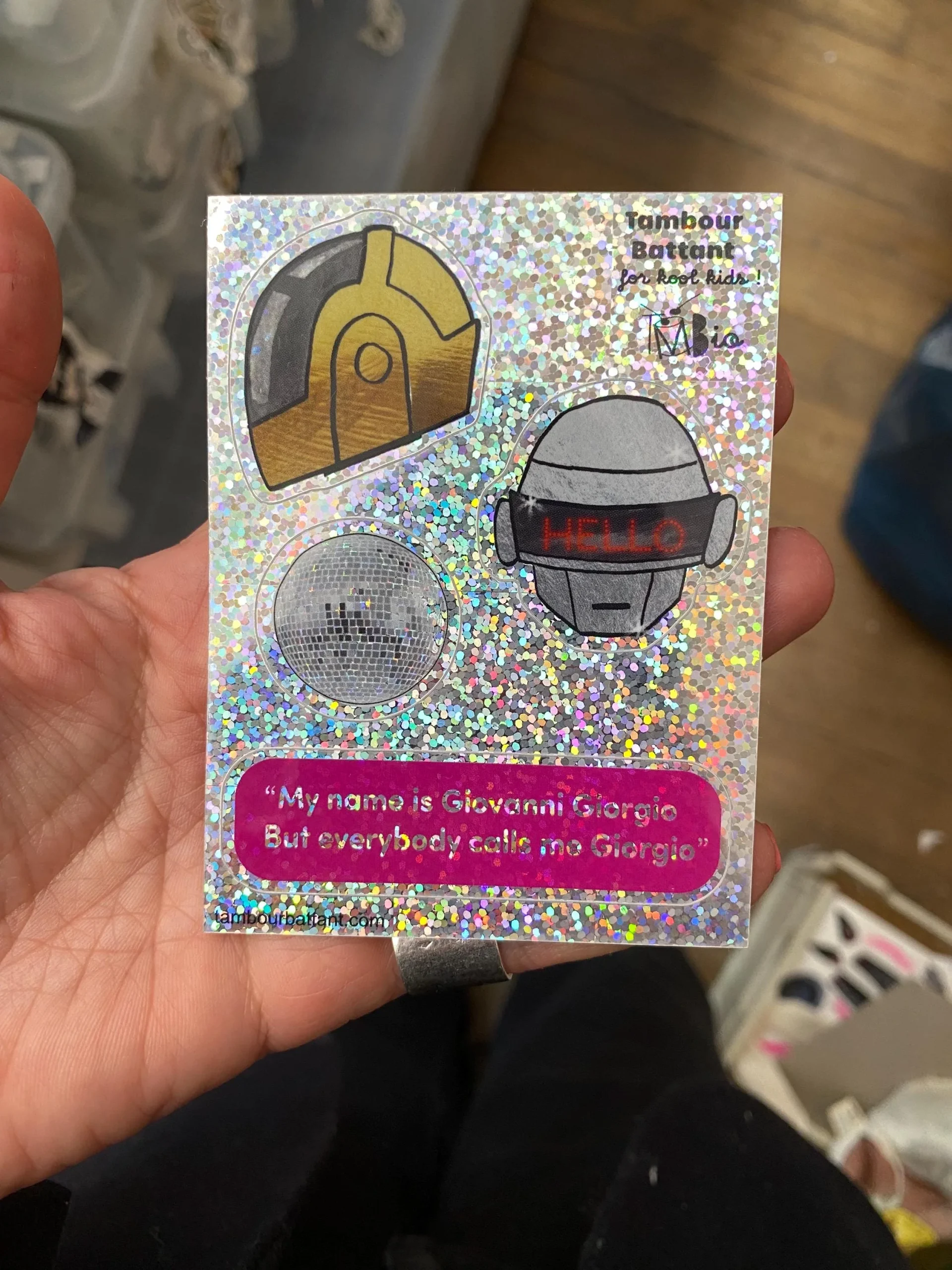 SOFT PUNK, planche de stickers – Image 3