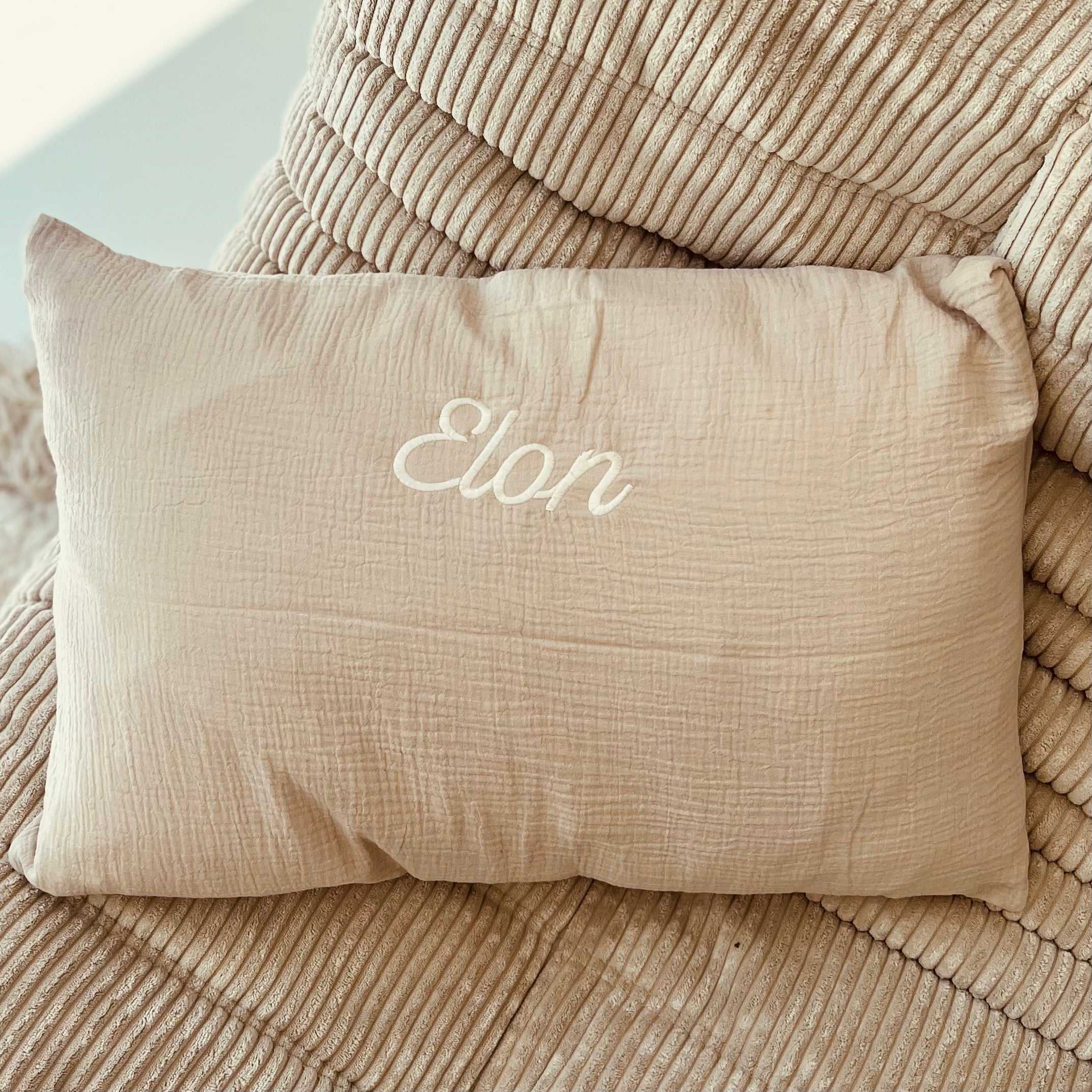 COUSSIN PERSONNALISABLE - DOUBLE GAZE SABLE – Image 6