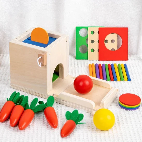 Cube d'activités - Jouets en bois – Image 4