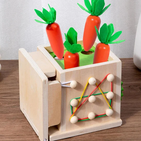 Cube d'activités - Jouets en bois – Image 8