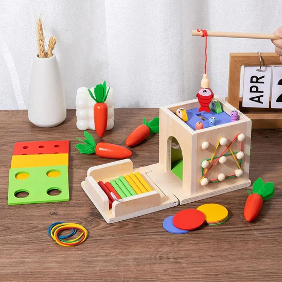 Cube d'activités - Jouets en bois – Image 5