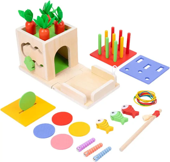 Cube d'activités - Jouets en bois – Image 6