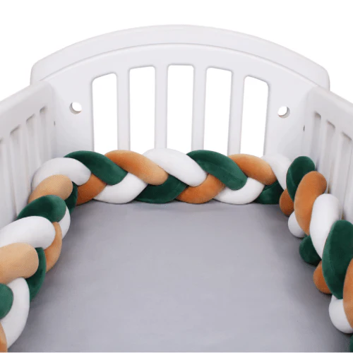 La Tresse de Lit - Caramel blanc et vert – Image 3