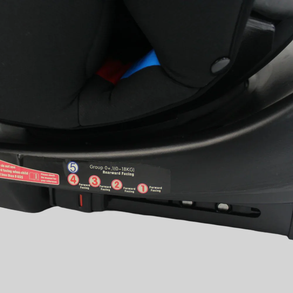 PapaSeat Noir : Le Siège Auto Évolutif 360° pour une Sécurité Optimale – Image 3