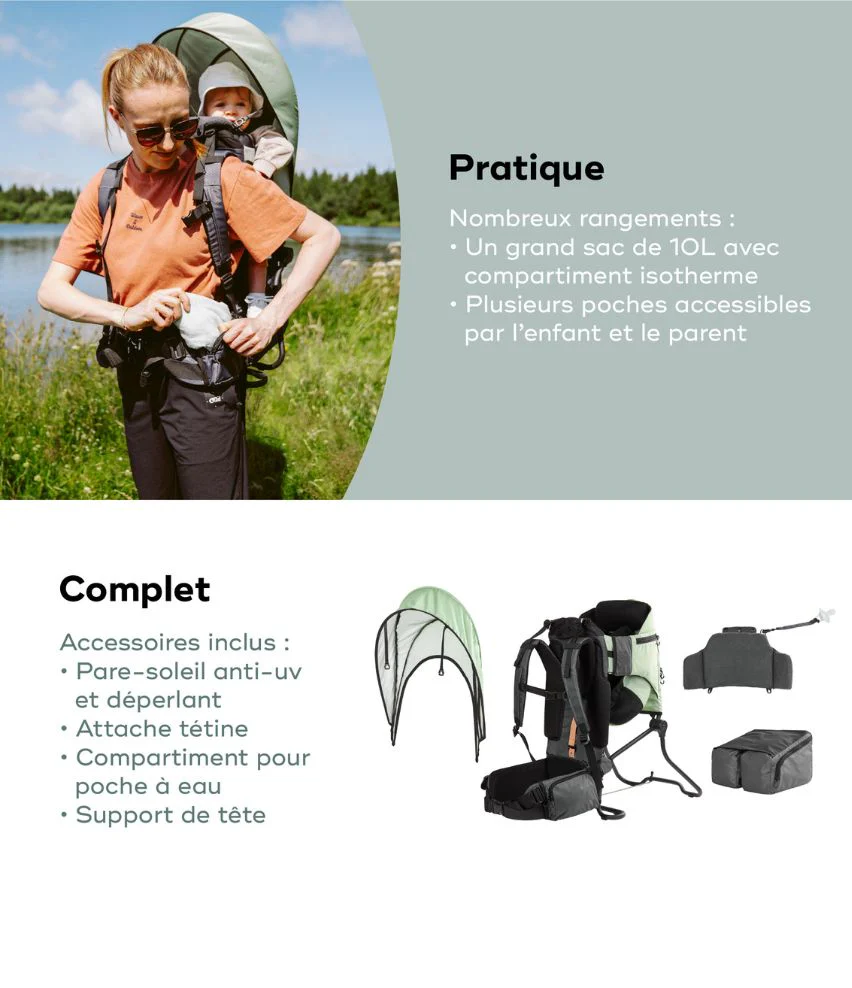 Porte-bébé de randonnée Moov & Hike – Image 6