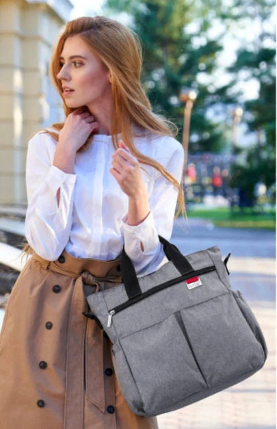 Sac à langer bébé à bandoulière compatible poussette – Image 4