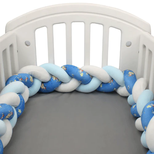 Tour de Lit – Petit Prince Bleu & Blanc | Protection et Confort – Image 3