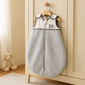 Turbulette naissance mixte grise | Cocooning TOG 2,5