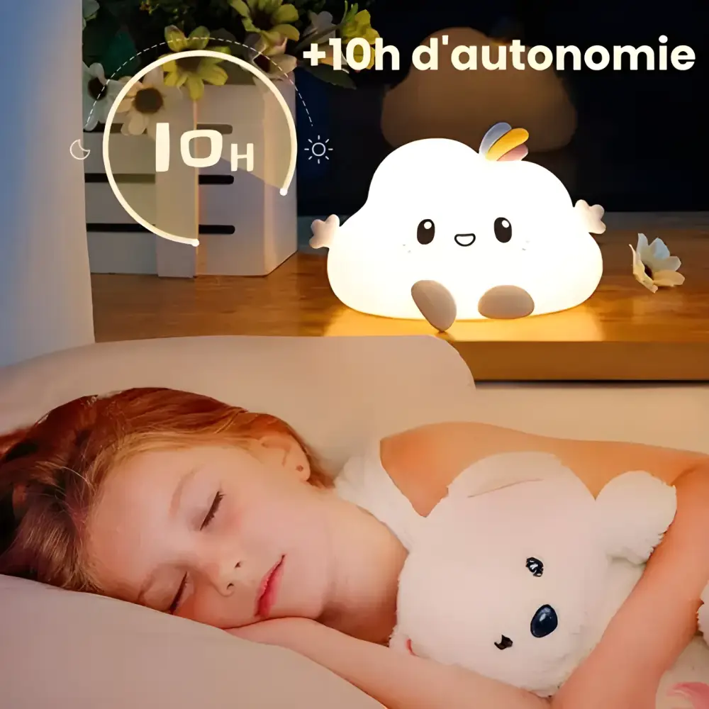 Veilleuse Bébé Rechargeable - Nuage – Image 5